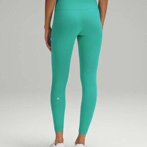 LIKE NEW Lululemon Wunder Train High-Rise Tight in Kelly Green Everlux SIZE 2